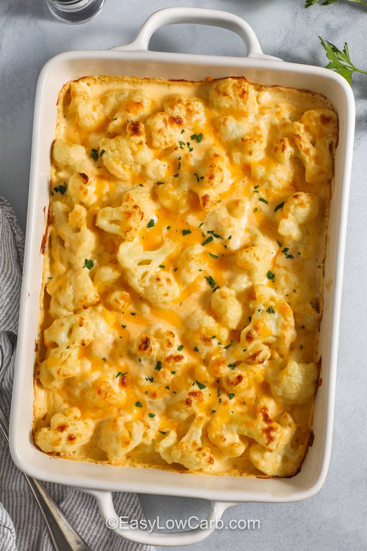 Low-Carb Cheesy Cauliflower Casserole: Mac and Cheese Rival!